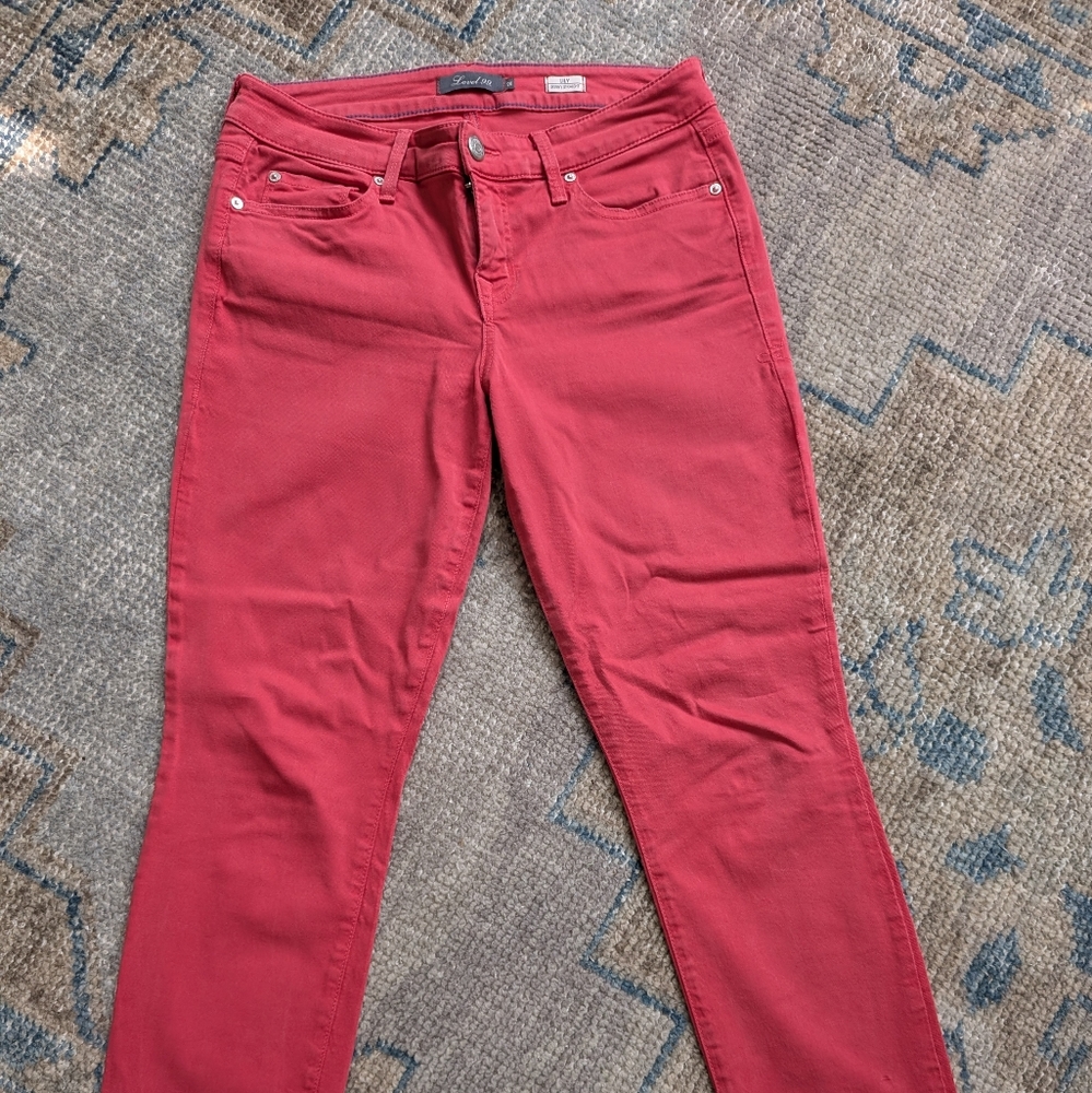 Level 99 Straight Leg Jeans with Stretch Denim